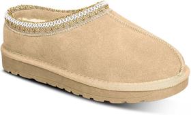 Chinelos LANSGELING, minibotas femininas, forradas com pele, plataforma