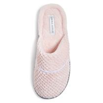 Chinelos Laura Ashley Rugged Memory Foam Terry Cloth Spa Chinelos Laura Ashley Rugged Memory Foam Terry Cloth Spa