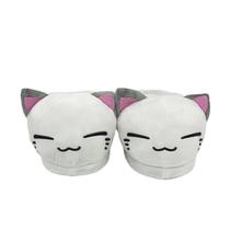 Chinelos Lucky Cat Warm Plush, antiderrapantes, para uso doméstico Chinelos Lucky Cat Warm Plush, antiderrapantes, para uso doméstico