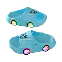 Chinelos Luminosos Em Forma De Carro Para Crianças, Meninos E Meninas, Sapatos De Banheiro Fashion