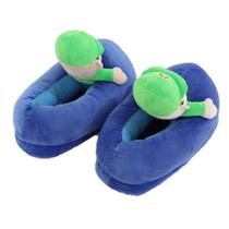 Chinelos Marios Anime Plush, fofos e quentes, sapatos domésticos