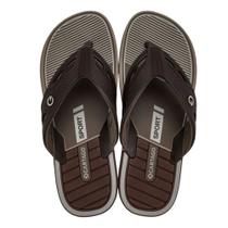 Chinelos Masculino Cartago Dalla Bege Marrom Bronze -