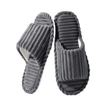 Chinelos Masculinos Confortáveis Antiderrapantes De Dedo Aberto Para Uso Interno, Calçados Para