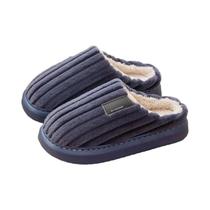 Chinelos Masculinos De Fundo Grosso Antiderrapantes Quentes Para Outono E Inverno Chinelos