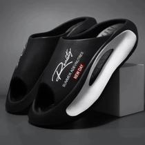 Chinelos masculinos e femininos moda antiderrapante casal chinelos EVA 2 cores 36-45