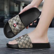 Chinelos Masculinos Estilo Xadrez De Uma Perna, Fashionáveis, Versáteis E Confortáveis Para Praia