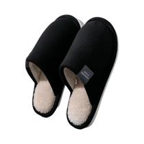 Chinelos Masculinos Leves De Camurça Antiderrapantes Para Uso Interno, Outono/Inverno, Silenciosos,