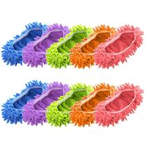 Chinelos Mop Cosywell, 5 pares, 10 peças, microfibra, laváveis