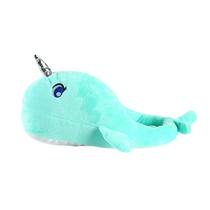 Chinelos Narwhal Plush para adultos, Funny Cartoon Animal House Chinelos Narwhal Plush para adultos, Funny Cartoon Animal House