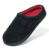 Chinelos NewDenber Warm Memory Foam Suede Plush para homens