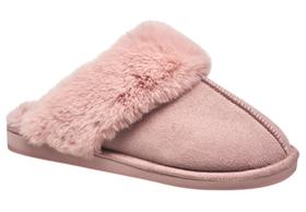 Chinelos Nine West Scuff para mulheres, rosa extra macio, tamanho 9-10