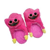 Chinelos Pink Poppys Anime Plush Warm para 36-43 jardas