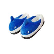 Chinelos Shark Plush para adultos, Funny Cartoon Animal House Chinelos Shark Plush para adultos, Funny Cartoon Animal House