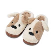 Chinelos Titype Cute Cartoon Dog Pelush Animal para mulheres e homens