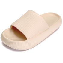 Chinelos, travesseiro rosyclo para mulheres e homens, Cloud Foam, marrom, cáqui