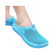 Chinelos Unissex Respiráveis De Verão, Estilo Slip-On, Cor Sólida, Modelo Para Casais