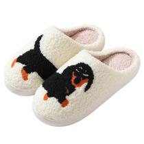 Chinelos V OPXIN Dachshund Plush Warm para mulheres e homens