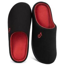 Chinelos VeraCosy Masculinos com Espuma de Memória para Uso Interno e Externo Vermelhos Chinelos VeraCosy Masculinos com Espuma de Memória para Uso Interno e Externo Vermelhos