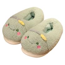 Chinelos Warm Rabbit Plush, antiderrapantes, para uso interno, unissex