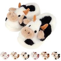 Chinelos zasqiz Kids Cow para meninos e meninas 6.5-7.5 Big Kid