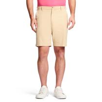 Chino Short IZOD Classic Saltwater para homens, cáqui pálido, tamanho 42
