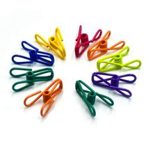 Chip Clips DAGONGREN em aço revestido de PVC, pacote com 16