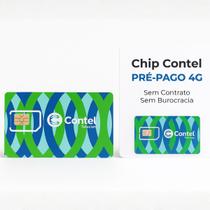 Chip Contel Pré Pago 4g Ativação Rápida Sem Fidelidade
