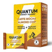 Chip de amêndoa Energy Bar Quantum Energy Square Caffe Mocha