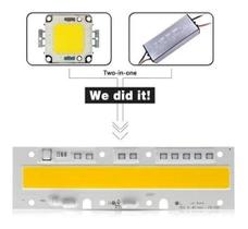 Chip Led Cob 100W 6500K Inteligente Funciona Sem Reator 220V Chip Led Cob 100W 6500K Inteligente Funciona Sem Reator 220V