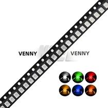 Chip LED Diodo Quente Branco Vermelho Verde Azul Amarelo Laranja UV Roxo Rosa 100Pcs SMD 3528 PLCC2