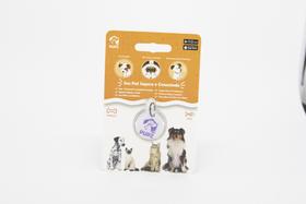 Chip Tag de Identificação e Localização para Pet Cão, Gato e Anilha para Aves Pupz Nfc Qr Code