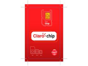 Chip Triplo Corte Claro 5G Pré-Pago Cobertura Nacional