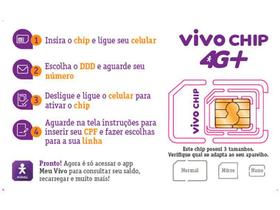 Chip Triplo Corte Vivo 4G - Cobertura Nacional
