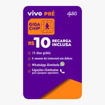 Chip Vivo Combo (com R 10,00 De Recarga)