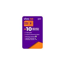 Chip Vivo Pré com Recarga Inclusa de R 10,00