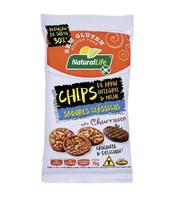 Chips Arroz e Milho, Sem Glúten, Churrasco Natural Life 70g