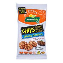 Chips Arroz Natural Life Sem Glutém Sabor Churrasco 70g