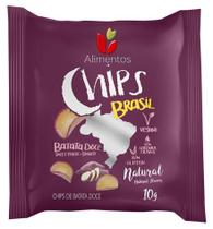 Chips batata doce natural uni sachê 10g c/ 10 unidades