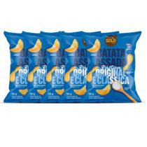 Chips Batata Inglesa Assado Solo Snacks 50G Kit Com 5 Unid