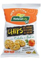 Chips De Arroz Integral E Milho Cebola e Salsa Sem Glúten Natural Life 70 g