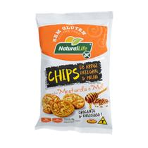 Chips de Arroz Integral e Milho Sabor Mostarda e Mel Sem Glúten 70g - NaturalLife