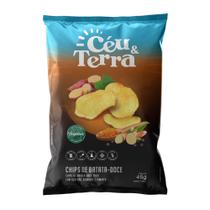Chips de Batata Doce Céu & Terra com Açafrão Gengibre e Pimenta 45g