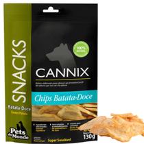 Chips de Batata Doce Petisco Desidratado Natural 130g Cannix