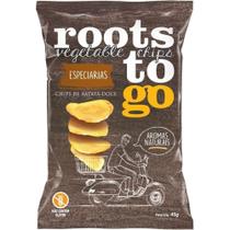 Chips de Batata Doce Sabor Especiarias Roots To Go 45g Chips de Batata Doce Sabor Especiarias Roots To Go 45g
