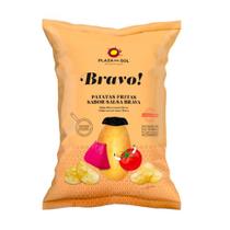 Chips de Batata Frita Sabor Salsa Brava Plaza Del Sol 115g Chips de Batata Frita Sabor Salsa Brava Plaza Del Sol 115g