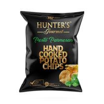 Chips de Batata Gourmet Sabor Pesto Parmesão Hunter's 125g