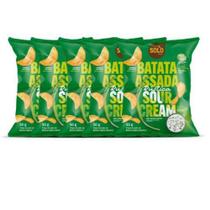 Chips De Batata Rústica Assado Sour Cream 50G Kit Com 5 Unid