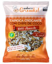 Chips de coco com flocos de tapioca crocante 500g
