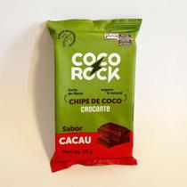 Chips de Coco Crocante Coco Rock Sabor Cacau 20g