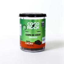 Chips de Coco Crocante Coco Rock Sabor Cacau 75g